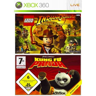 LEGO Indiana Jones + Kung fu Panda [Xbox 360, английская версия]